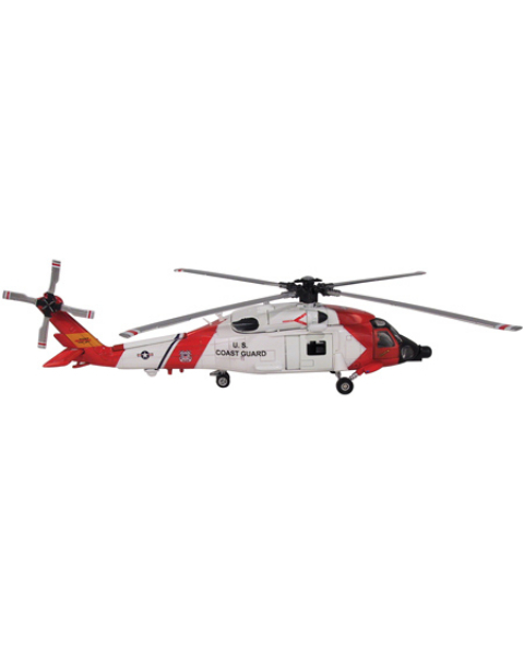 Lao Fange Siesta HH-60J Jayhawk U.S. Coast Guard Diecast Metal Helicopter - Battleship New  Jersey