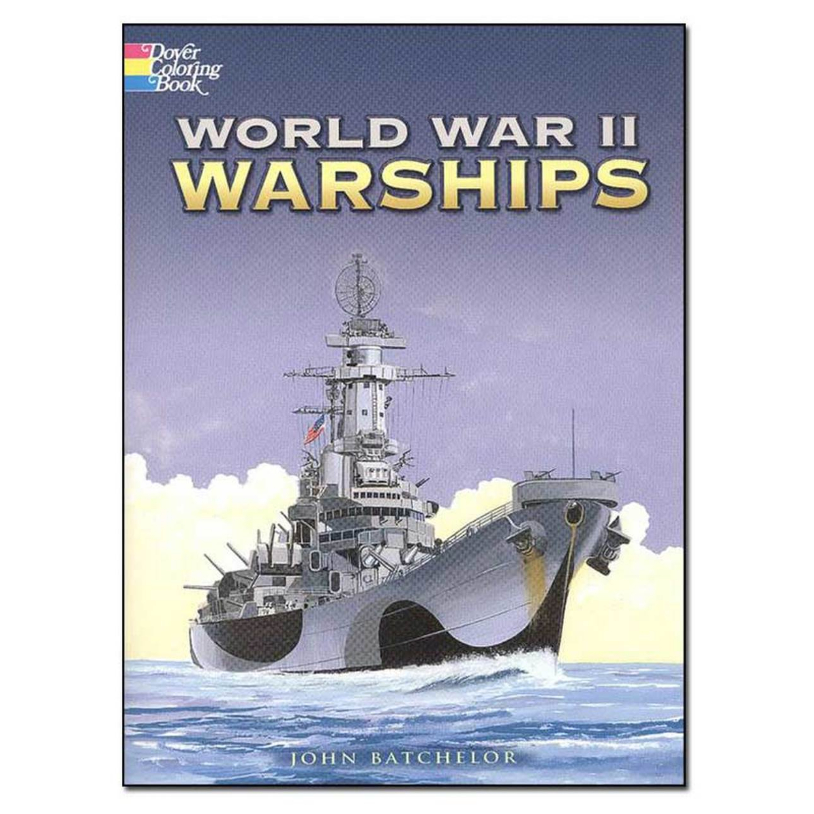 World War II Warships Coloring Book - Battleship New Jersey