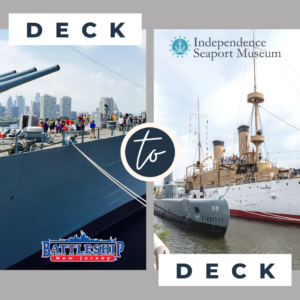Deck-to-Deck Tour: Battleship NJ, Cruiser Olympia and Submarine Becuna