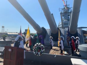 Memorial Day Ceremony @ Battleship New Jersey