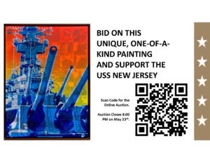 Online Auction for William Butler Painting of the Battleship New Jersey