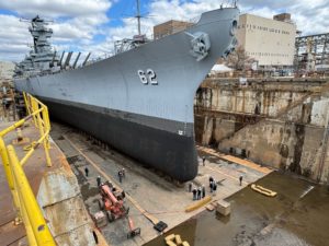 Battleship Closed Due to Dry Dock Project @ Battleship New Jersey